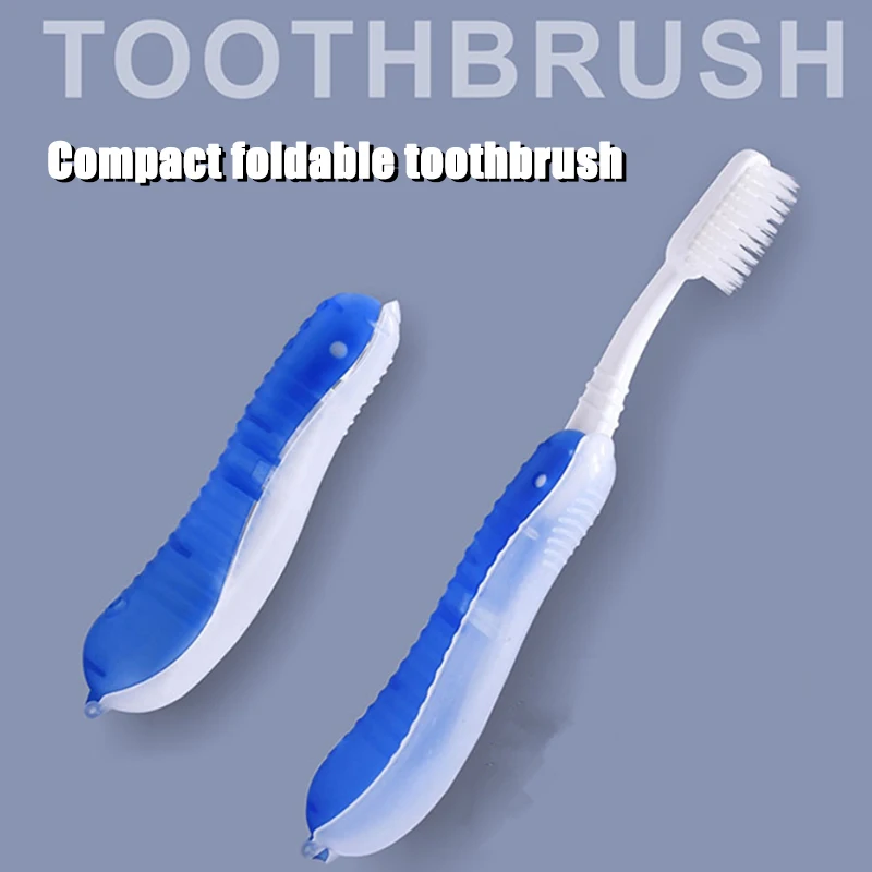 

Disposable Toothbrush Comb Set Travel Portable Foldable Soft Bristled Toothbrush Foldable Toothbrush 1 Pc
