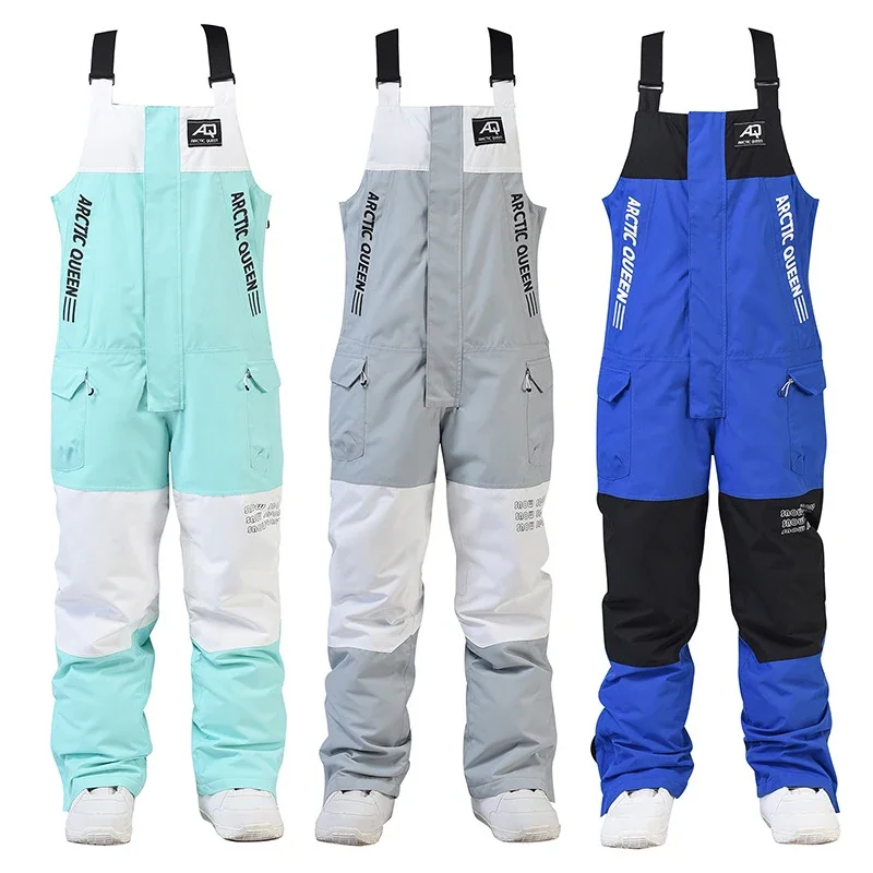 2024 Winter Waterproof Women Snowboard Overalls Outdoor Sport Man