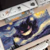 1pc Gengar Floor Mat Mouse Mat Desk Mat With Pad Gaming Accessories Prime Gaming XXL Keyboard Pad Padding Mat 3