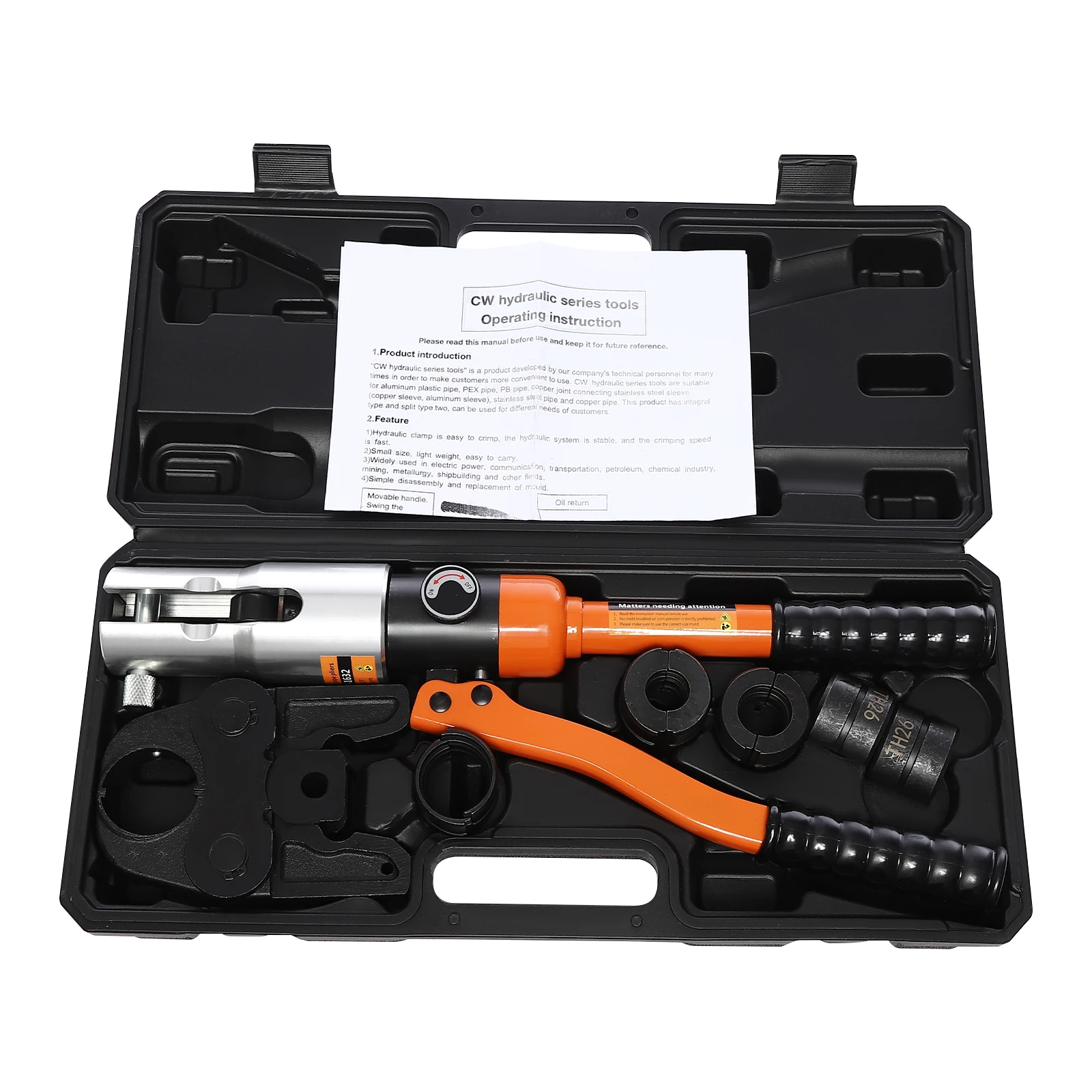 TH16/20/26/32 Professionelle Rohrpresszange, 10T Hydraulisches Presswerkzeug, Presszange zum Crimpen von Aluminium-Kunststoff, PEX und PB Pi – Detail 3