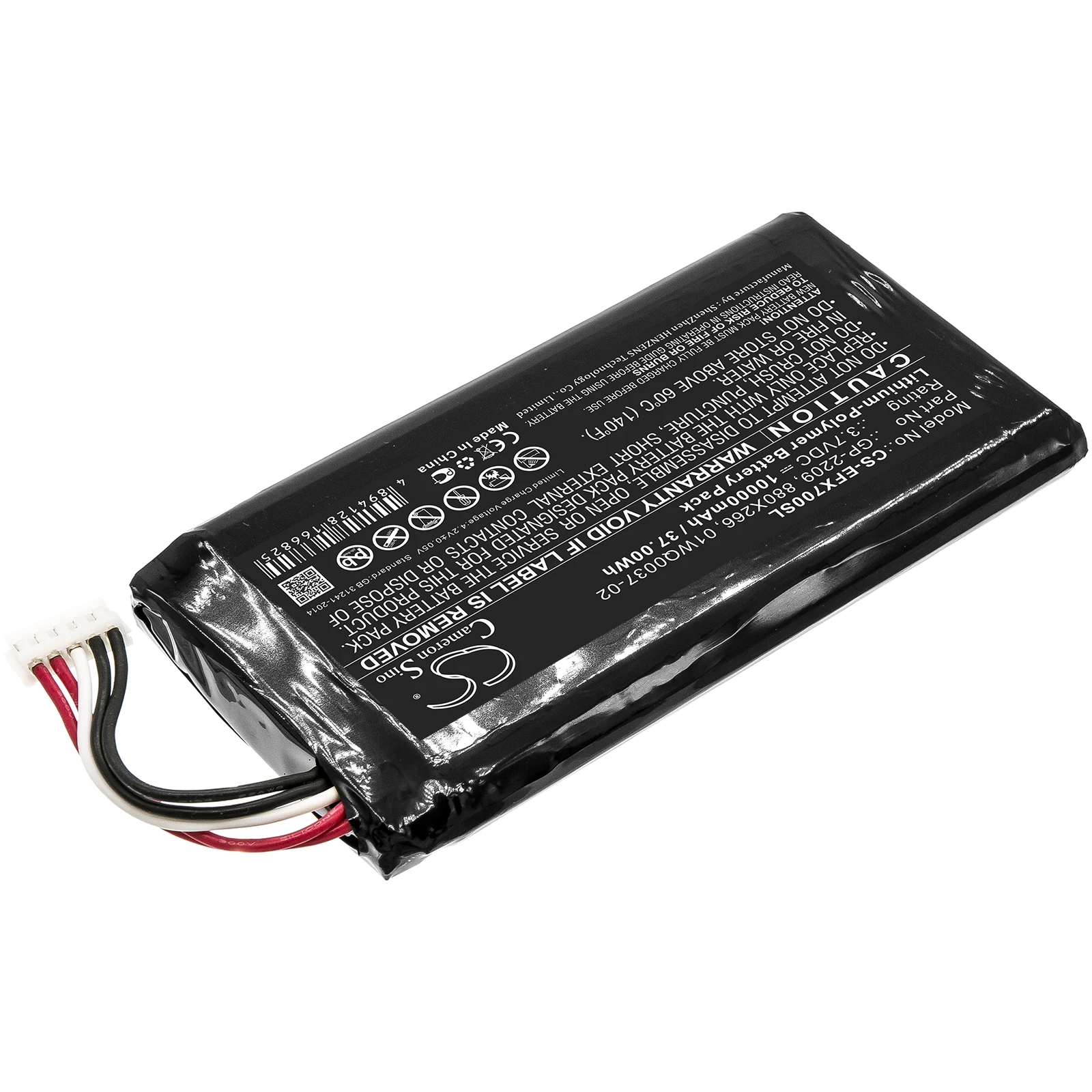 Batterie drone Cameron Sino 3.7V 2000mAh placée à côté d'un drone DJI pour montrer la compatibilité