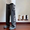 Autumn New Bear Patchwork Work Pants Men's Spring And Autumn Loose Large Size Sports Pants Trend Straight Casual Pants Men M-4XL 2