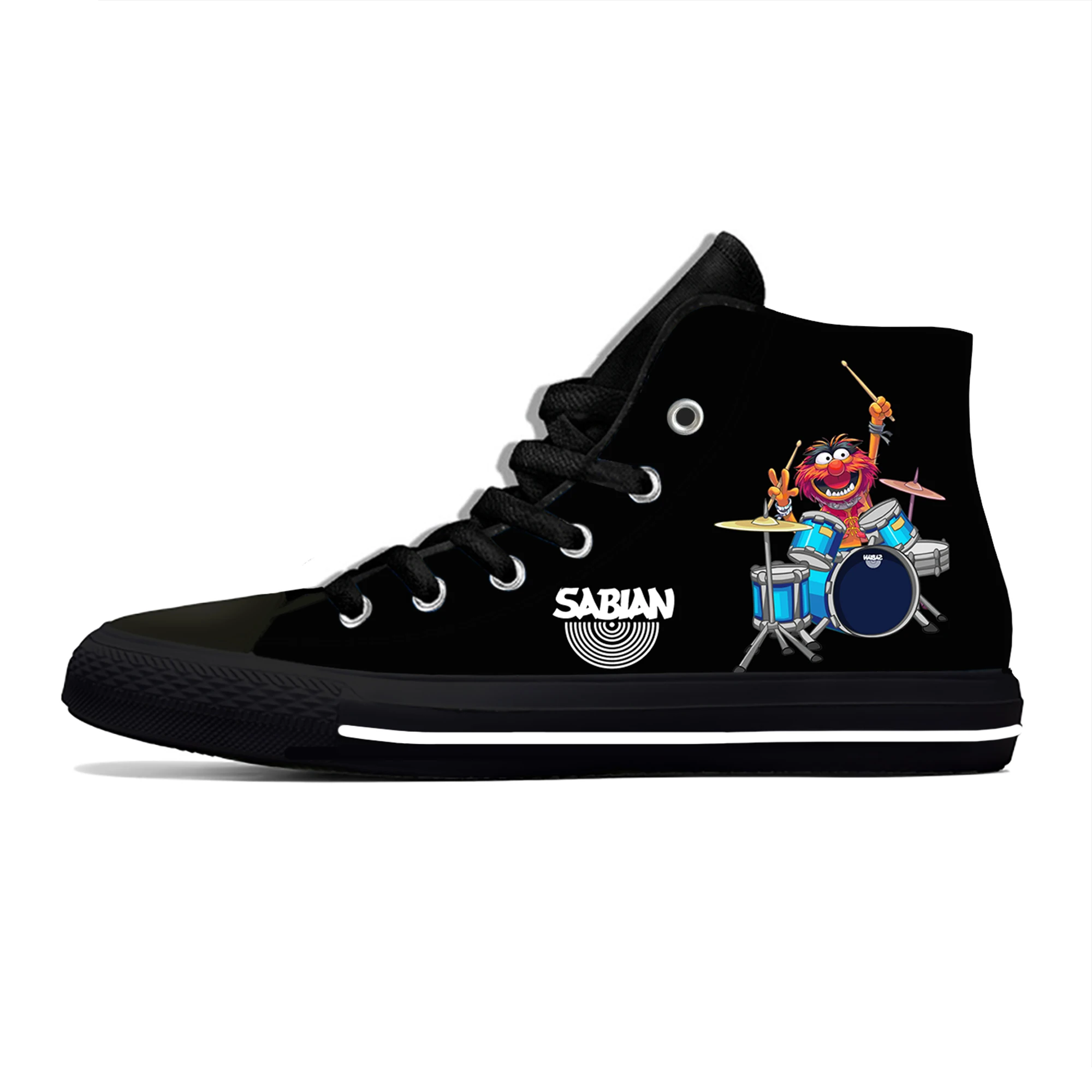 

Animal High Top Sneakers Mens Womens Teenager Casual Shoes The Muppet Show Canvas Running Shoes 3D Print Lightweight shoe