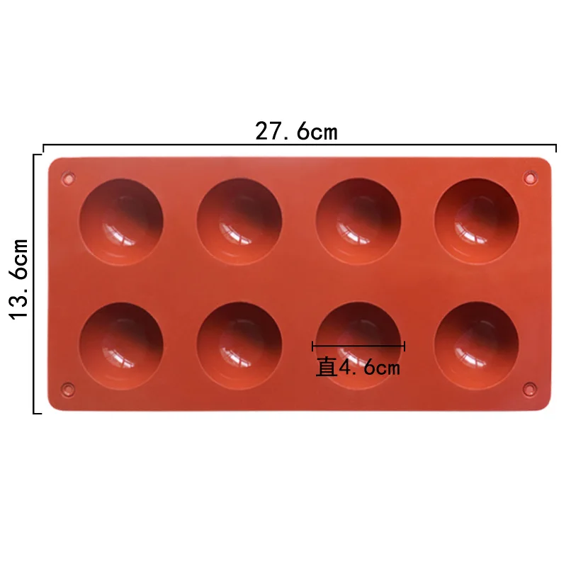 Semi Sphere Silicone Mold for Baking and Pastry Creations