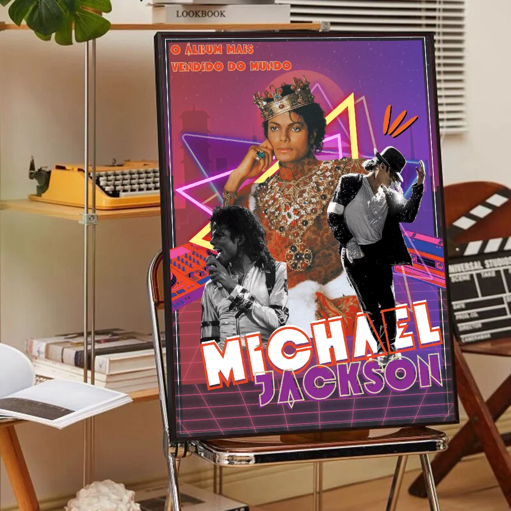 Michael Jackson Movie Sticky Posters Vintage Room Home Bar Cafe Decor Room Wall Decor vintage posters poster prints movie poster
