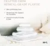 Maple & Lark Bliss Bins - Hard Sided Clear Zipper Case for Storage - Professional-Grade Plastic Clear Zipper Pencil Case, 4