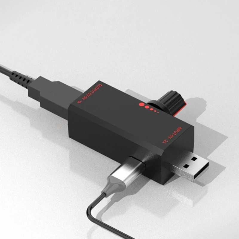 USB 팬 거버너 사무실 및 가정용 효율적인 USB 팬 무단 속도 컨트롤러 B0KA
