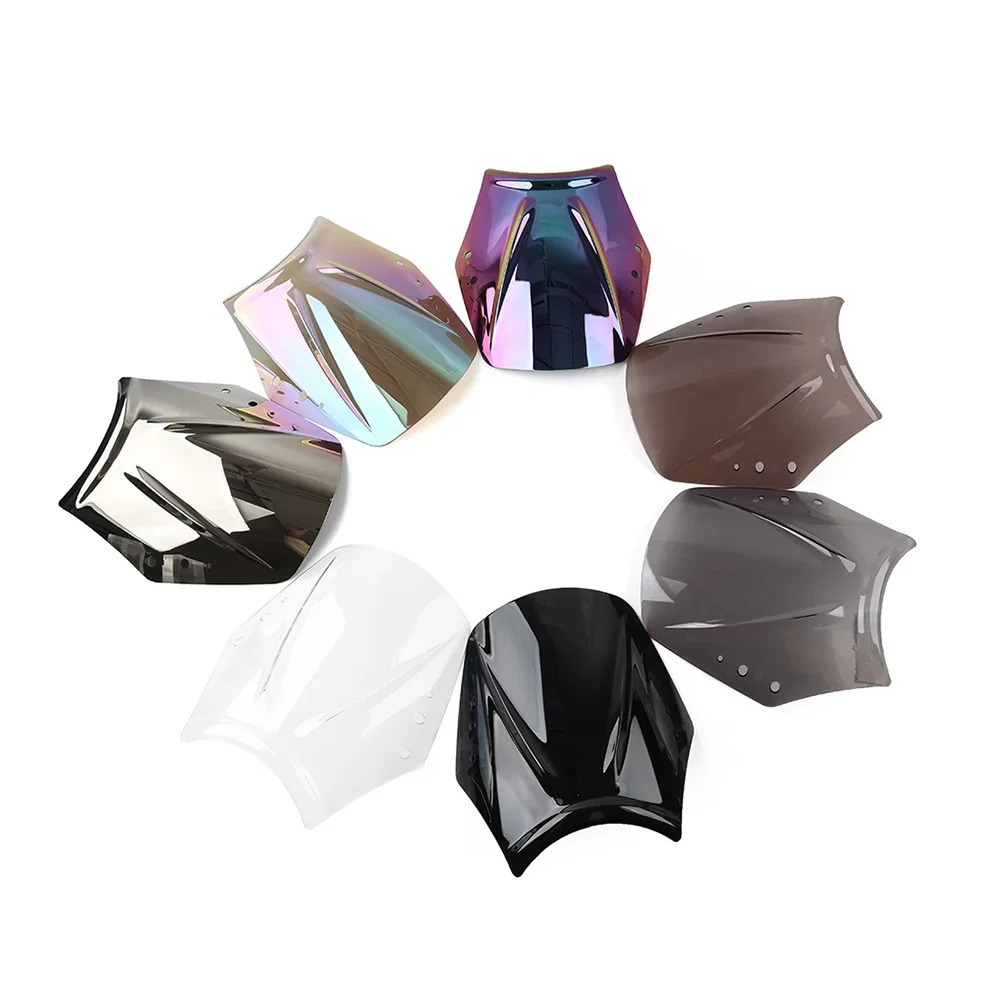 Motorcycle screen Double Bubble Windshield Deflector Protector WindScreen Universal For Harley Yamaha BMW Honda For Suzuki etc.