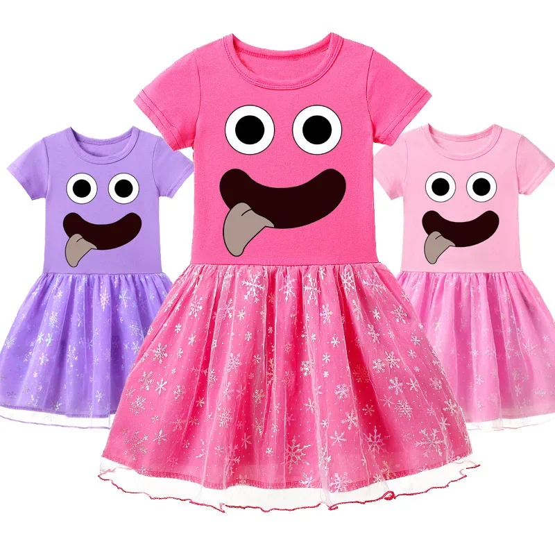 Garten Of Banban Abbigliamento Per Bambini Garten Of Banban Banban Garden Fashion Printed Dress Mesh Princess Dress