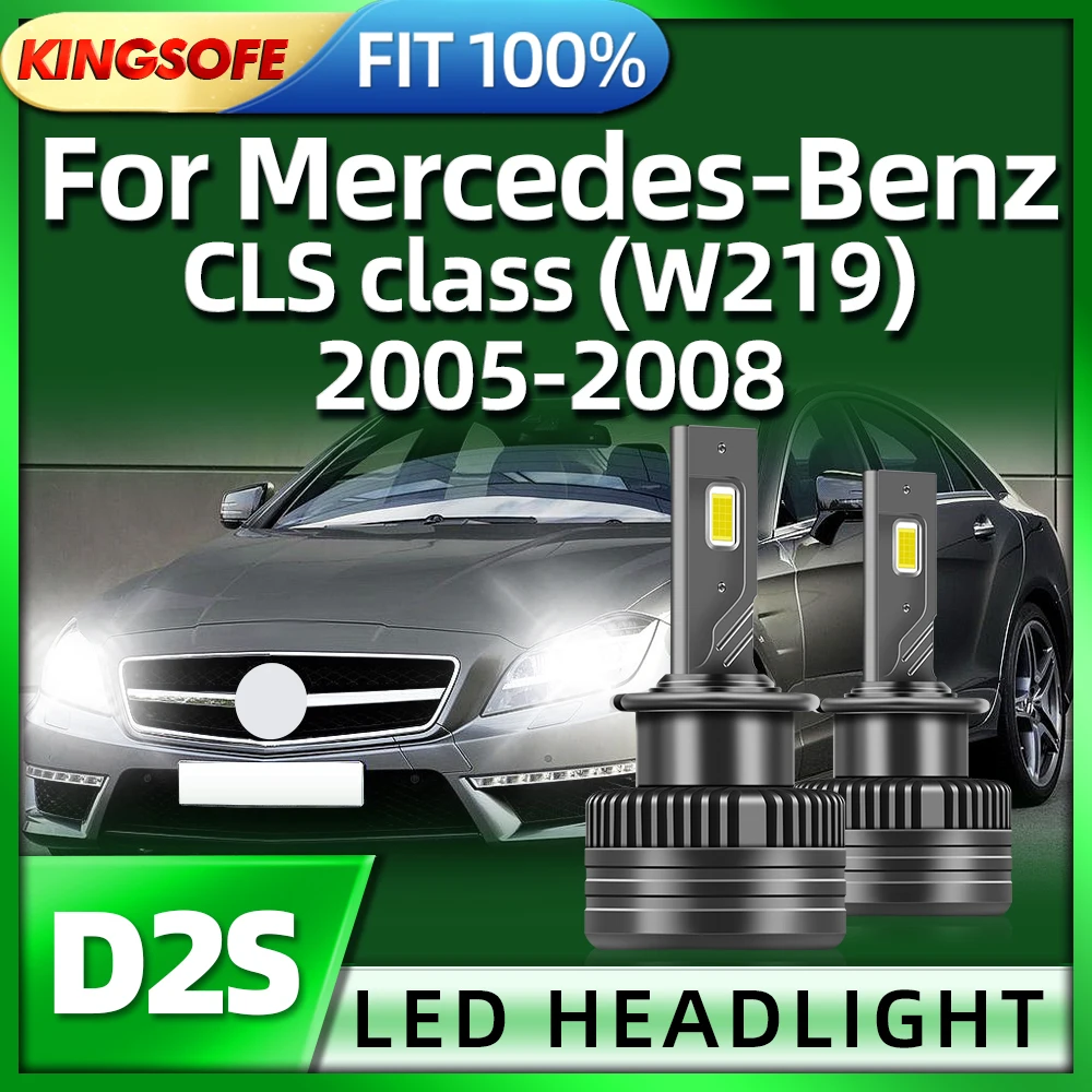 

Светодиодная фара Roadsun D2S, 110 лм, 2005 Вт, автомобильные лампы, автомобильная фара для Mercedes-Benz CLS class (W219), 2006, 2007, 2008,