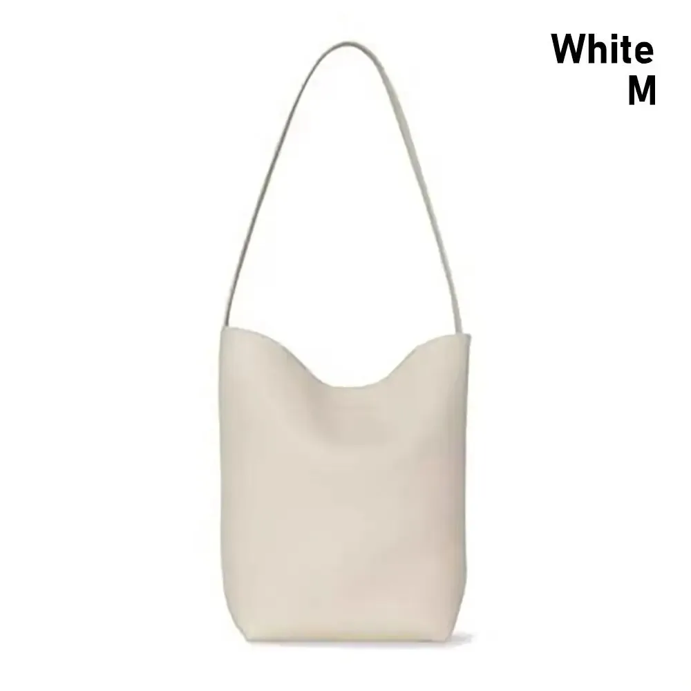 thumbnail image 1 of Real Leather Bucket Bag Women's Shoulder Bag Lychee Pattern Large Capacity Tote Bag Luxury Designer Handbag Women's Underarm Bag, 1 of 5