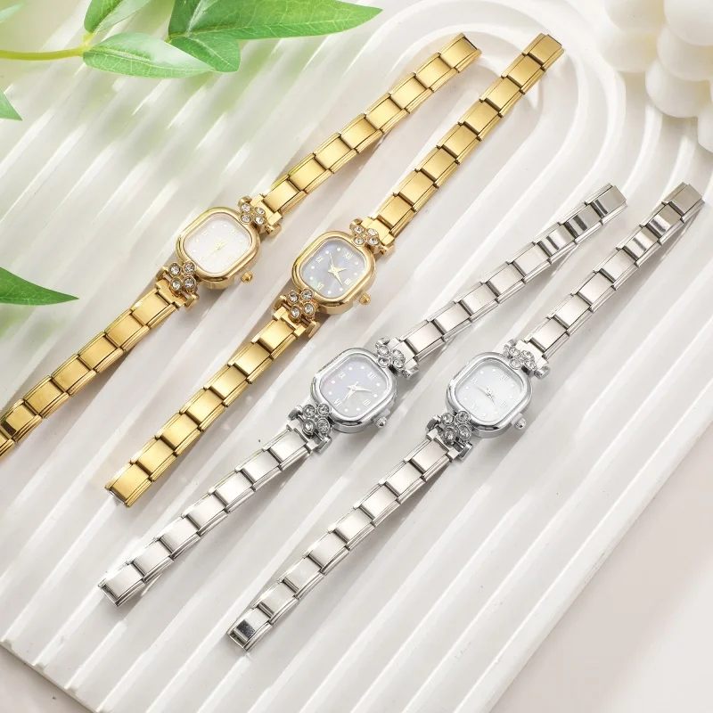 Y2K Creative Design Stainless Steel Watch Bracelet Linker