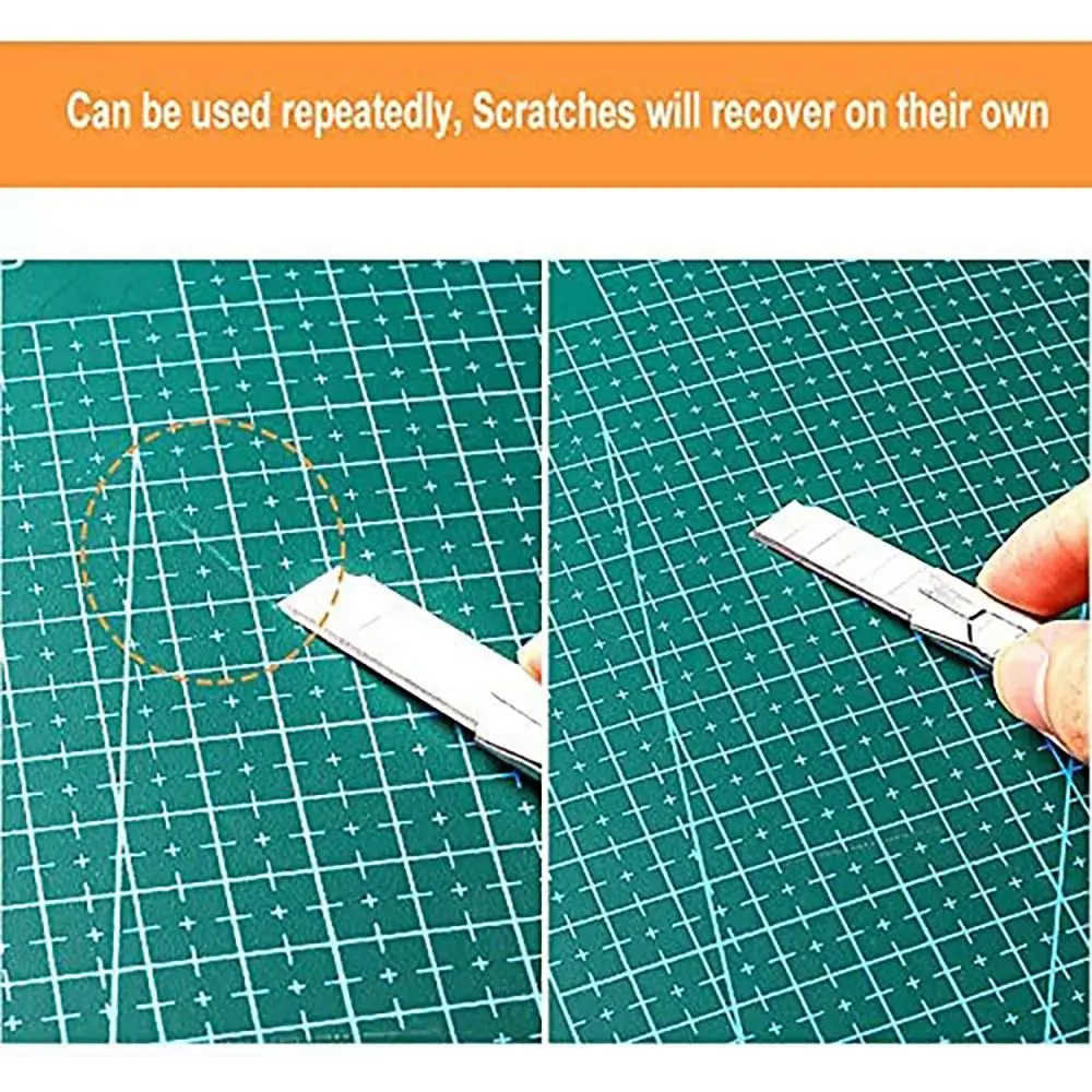 1 Pz A5 PVC Tappetino Da Taglio Tagliere Banco Da Lavoro Patchwork Cuco Manuale Coltello Fai Da Te Incisione Pelle Singolo Lato Sottostrato