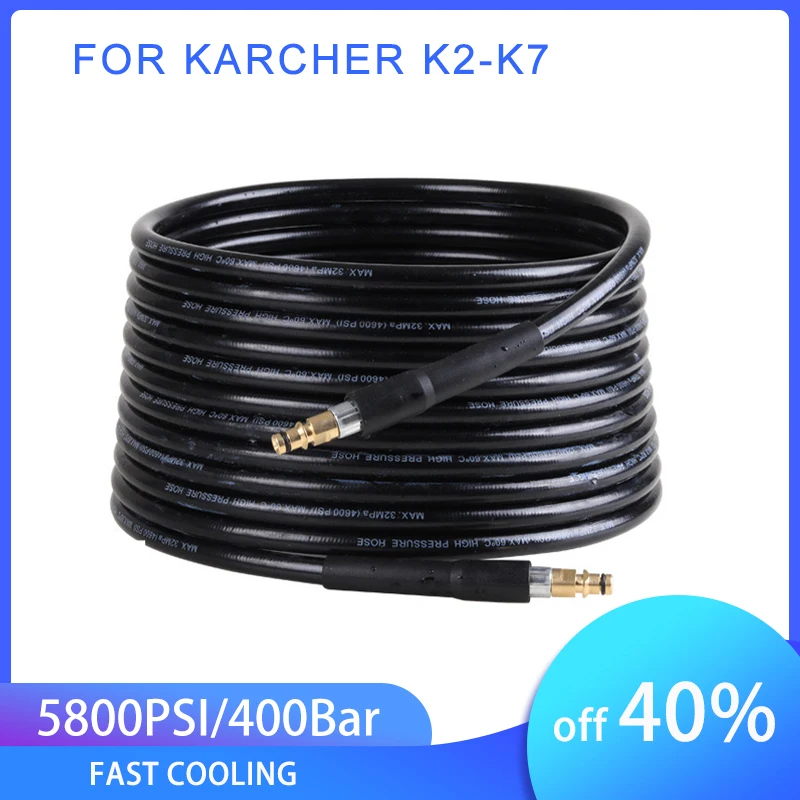 

Car Wash Hose for Karcher K2-K7 6~20 Meters High Pressure Washer Hose Pipe Cord Extension Hose Water Gun Auto Cleaning Tool