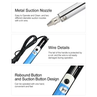 Pompe à vide électrique pour dessoudage, fer à souder, outils de soudage, AC US 110V / EU 220V 3