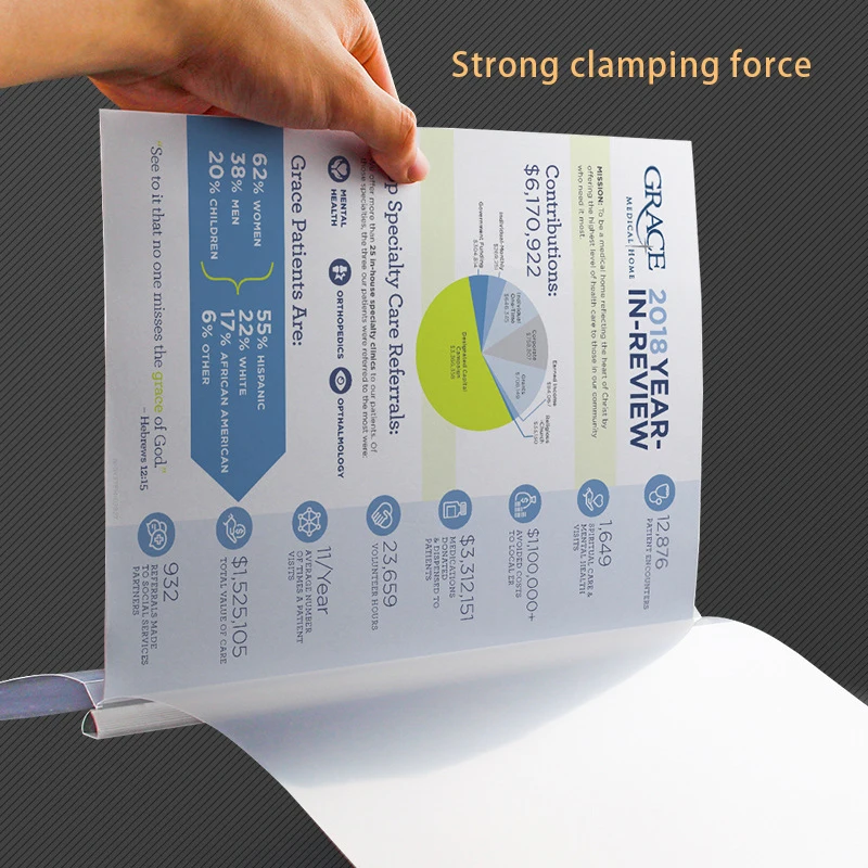 A4 Transparent Folder 10pcs/set For Business Office