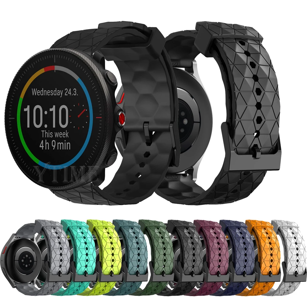 

Ремешок силиконовый для часов POLAR VANTAGE M2 M / UNITE/IGNITE 2/GRIT X, 20 мм 22 мм