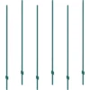 SucceBuy Fence Post T-Post Heavy Duty Metal Fence Posts Sturdy Steel Fence Stakes for GardenYard Lawn Farms&Outdoor Wire Fencing