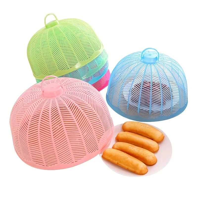 3PCS dining table cover, rice and vegetable cover, kitchen, summer fly and insect proof vegetable food cover