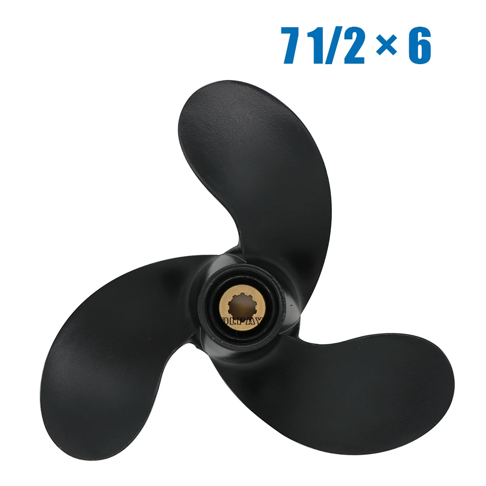 

Propeller 7 1/2x6 188x135 A520 For Suzuki Outboard Engines 4-6HP 10 Tooth Spline RH 58110-97JA0-019