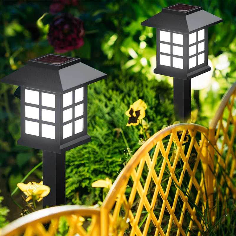 LED Solar Pathway Lights Lawn Lamp Outdoor Solar Lamp Decoration for Garden/Yard/Landscape/Patio/Driveway/Walkway Lighting