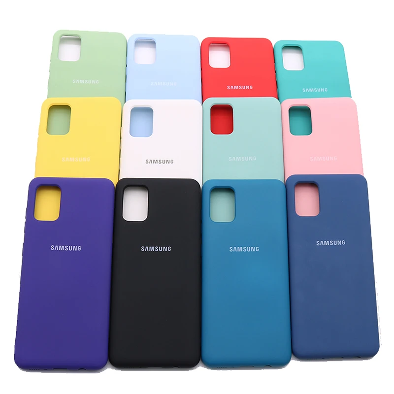 Samsung Galaxy A31 Liquid Silicone Case Soft Silky Shell Cover Galaxy A 31 High Quality Soft-Touch Back Protective mobile pouch bag