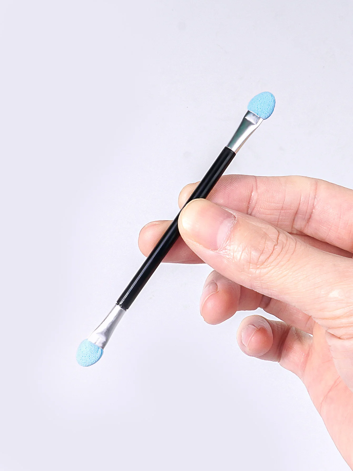10PCS multi-color double head latex sponge eyeshadow stick Multi-functional portable short stick makeup brush Eyeshadow brush 4