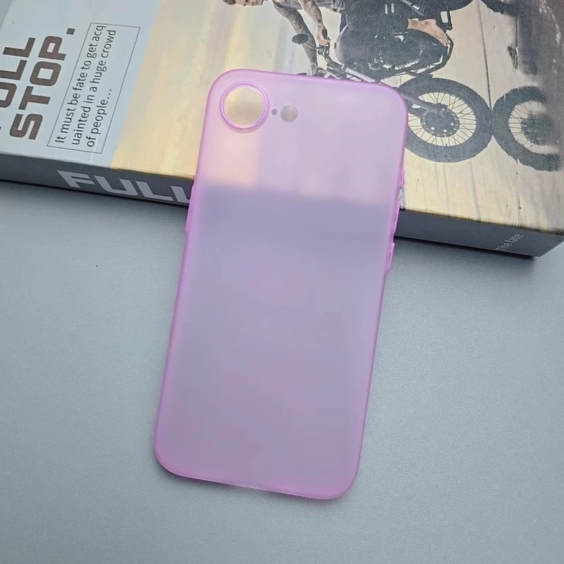 UltraThin Frosted Translucent Soft Case - Solid Color Clear Matte with Anti-Fingerprint Finish
