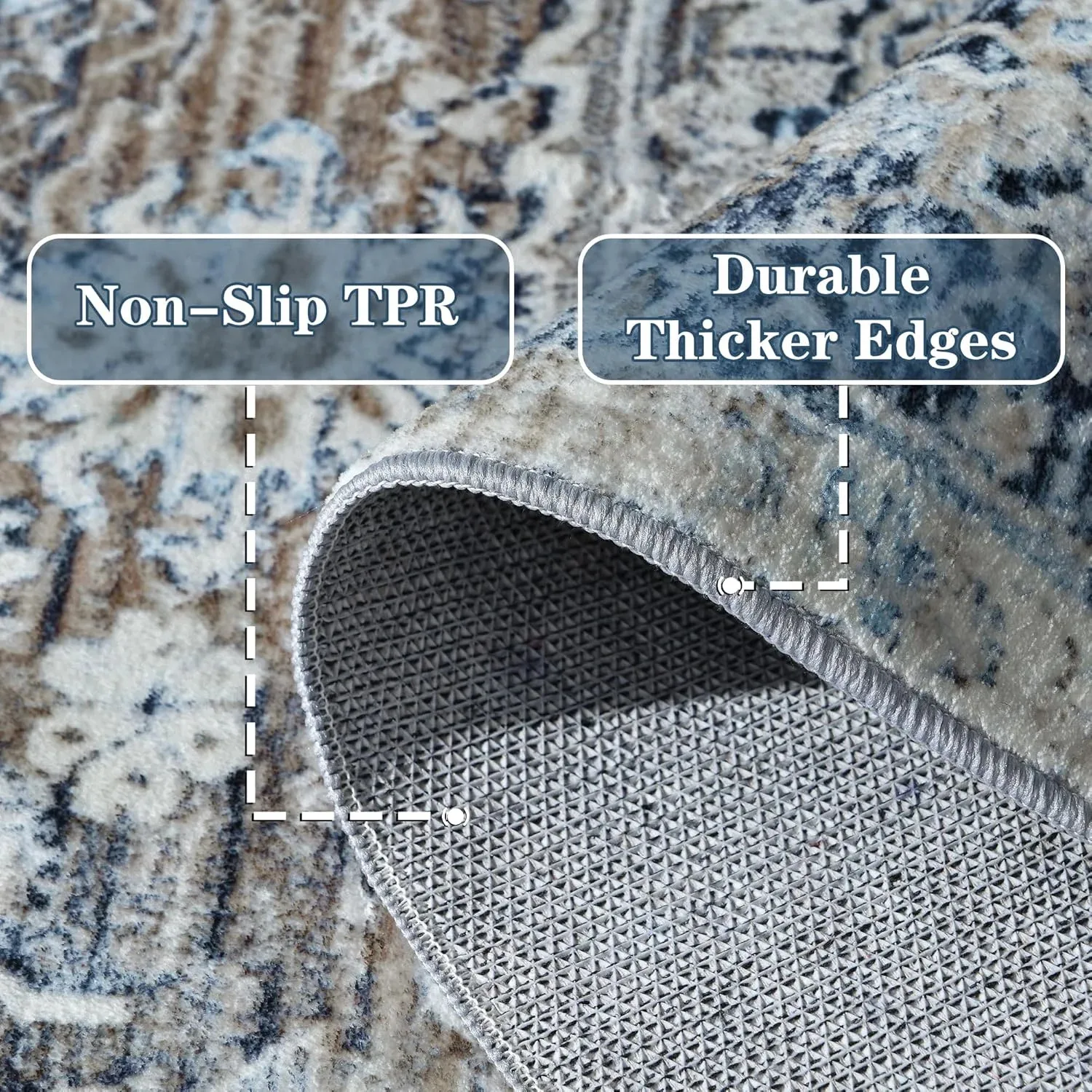 Cashmere Faux Area Rugs 6