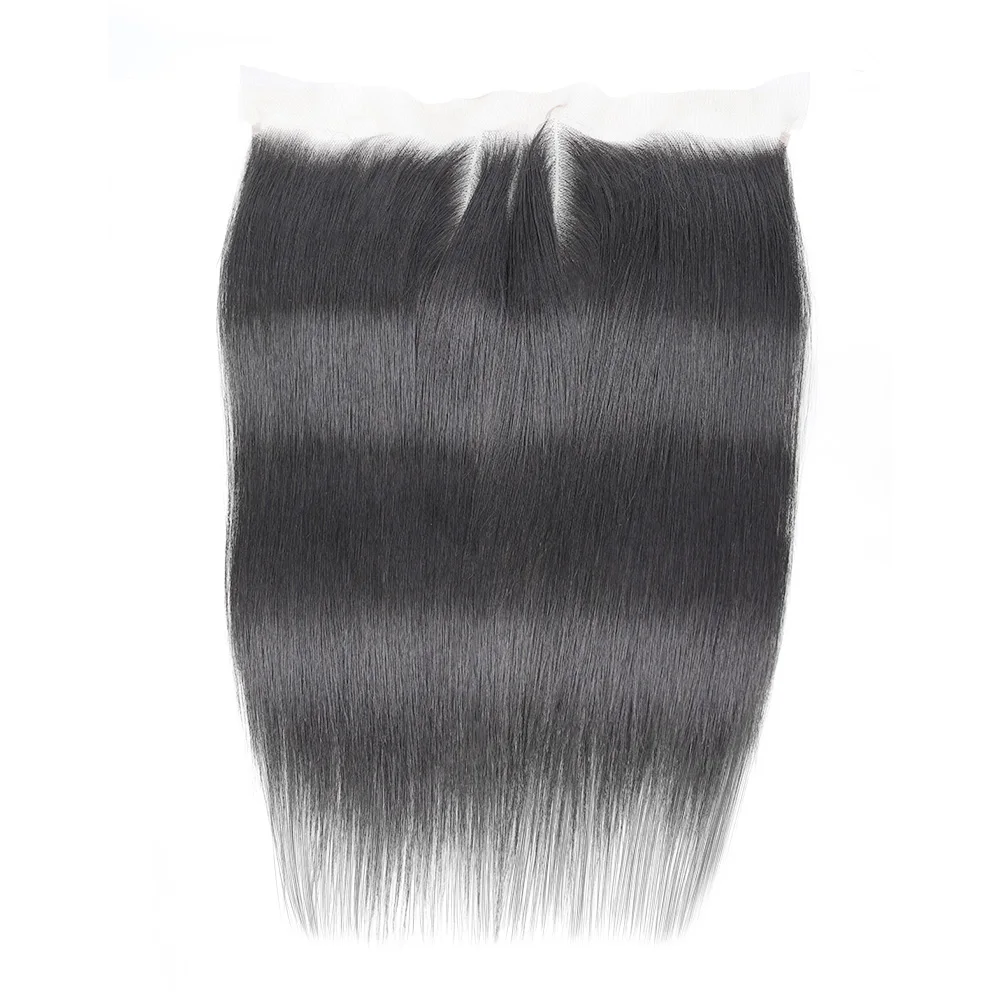 Bone Straight Lace Closure 13x4 Frontal Transparent Can Be Bleached 15a Grade Straight Human Hair Lace Frontal Closure Only