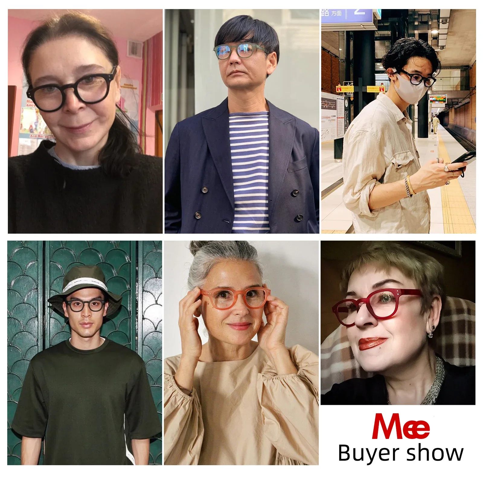 Meeshow Retro Reading glasses men's Eyeglasses with diopter round Europe style quality women eye glasses customs presbyopia 4