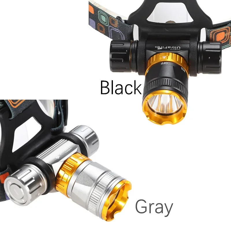 Aluminum Alloy XML-T6 Diving LED Headlamp Waterproof Headlight Flashlight Underwater 100m  Fishing Head Lamp Torch Flashlight