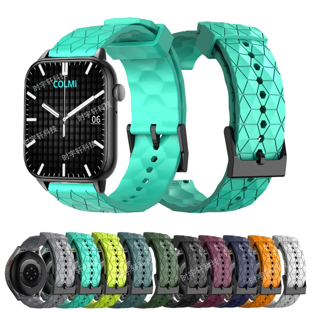 

For COLMI C60 C61 C80 SmartWatch Band 20mm 22mm Silicone Sport Bracelet For COLMI P8/P28 Plus/P20 Plus/P15 P68 P71 P60 C81 Strap