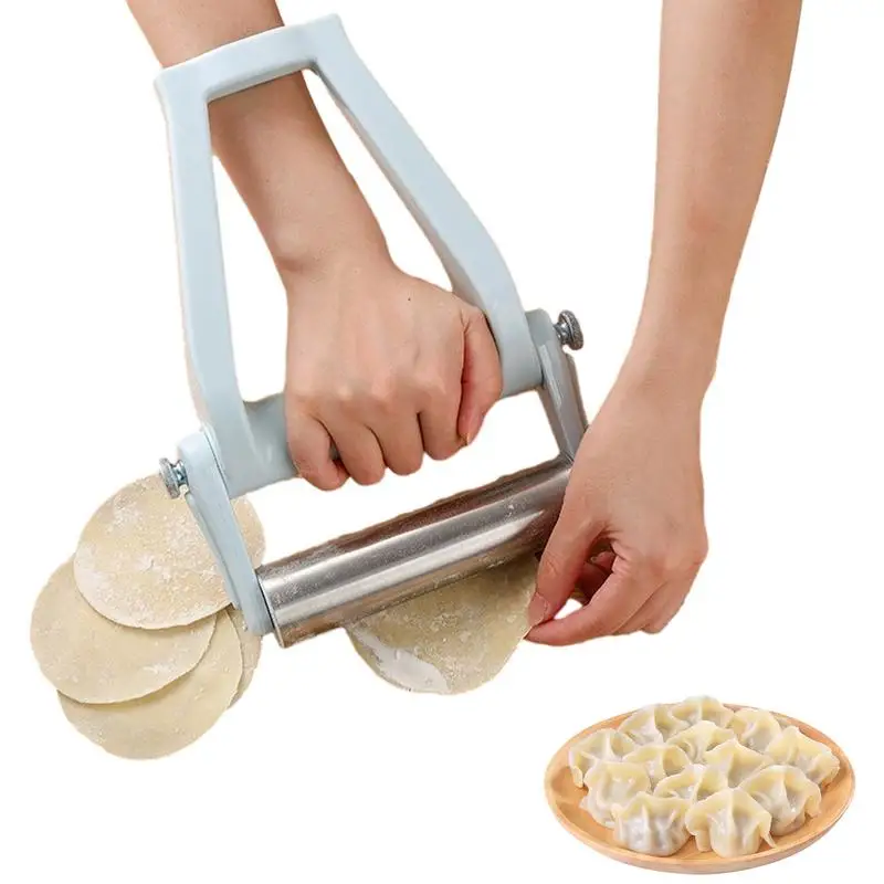 

Dough Roller 10 Inch Stainless Steel Rolling Pin Non-Stick Kitchen Utensil with Multi-Angle Adjustable Design Labor-Saving and
