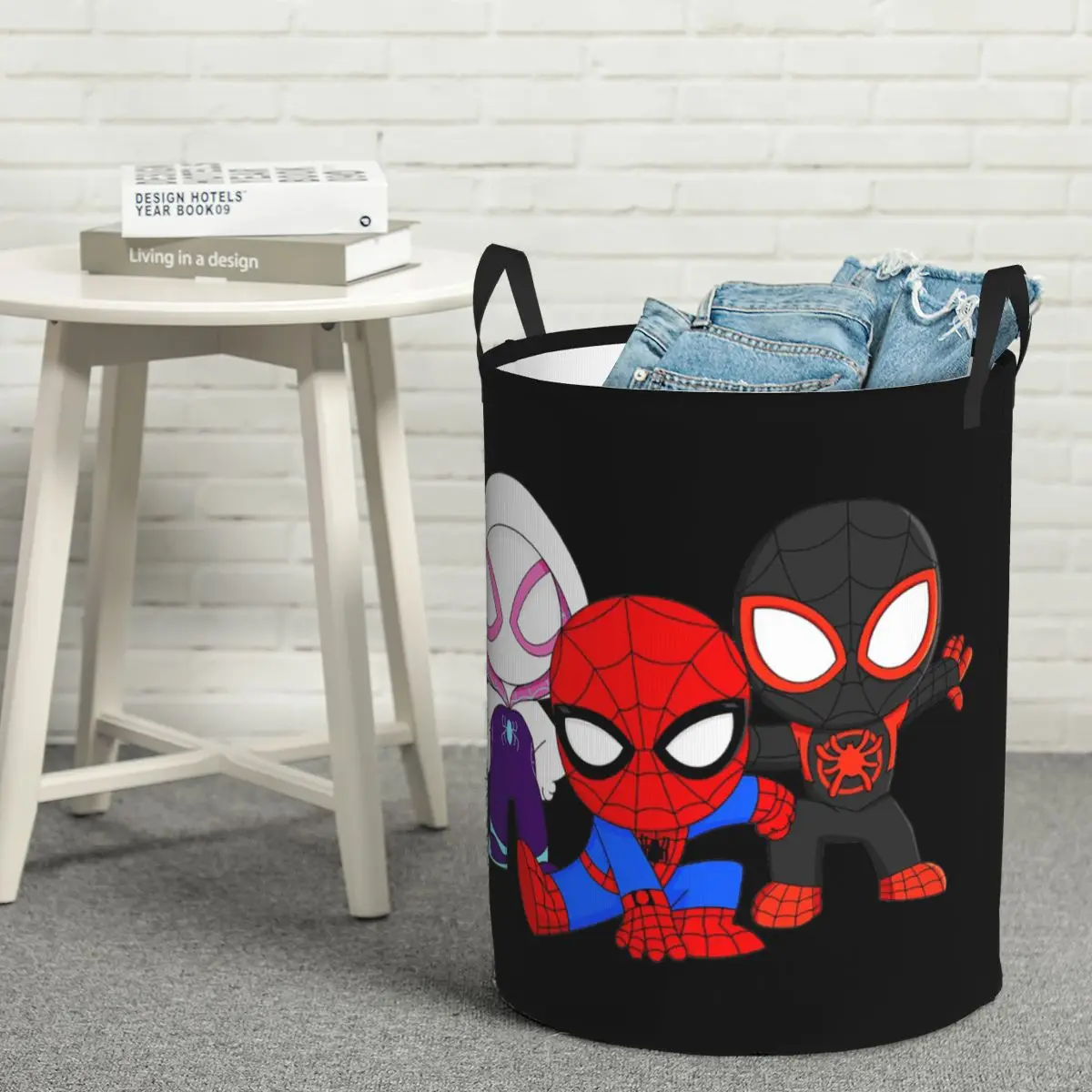 Ghost Spider Foldable Laundry Baskets Dirty Clothes Toys Sundries Storage Basket Large Waterproof Box For Home Kids 5