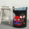 Ghost Spider Foldable Laundry Baskets Dirty Clothes Toys Sundries Storage Basket Large Waterproof Box For Home Kids 5