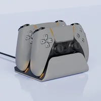 Fast Charging Dock for PS5 Controllers Dual Wireless Gamepad Charger Station PlayStation 5 Charging Stand Accessories
