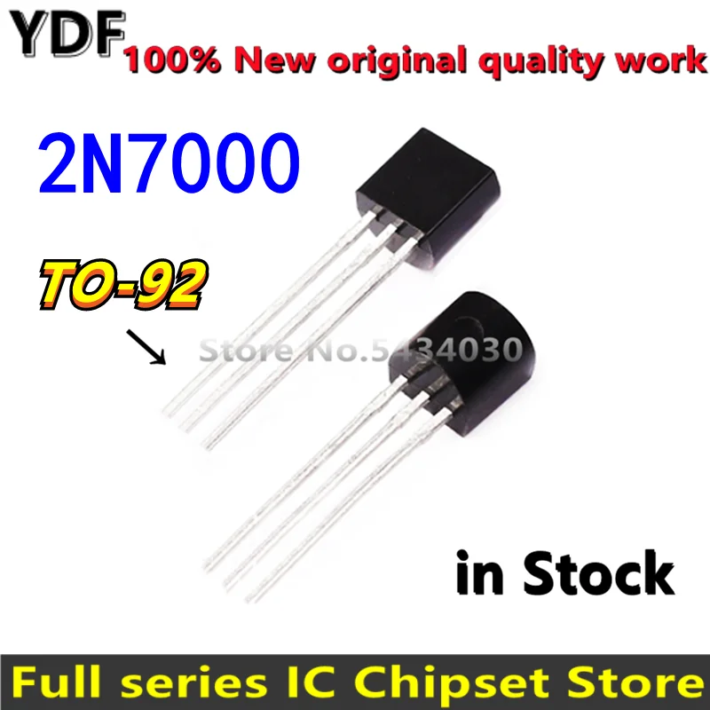 2n7000 N-channel Mosfet BOJACK 2N7000 MOSFET Transistors (100 Pack) - N- Channel 200mA 60V TO-92 Mosfet Kit - Foto 8