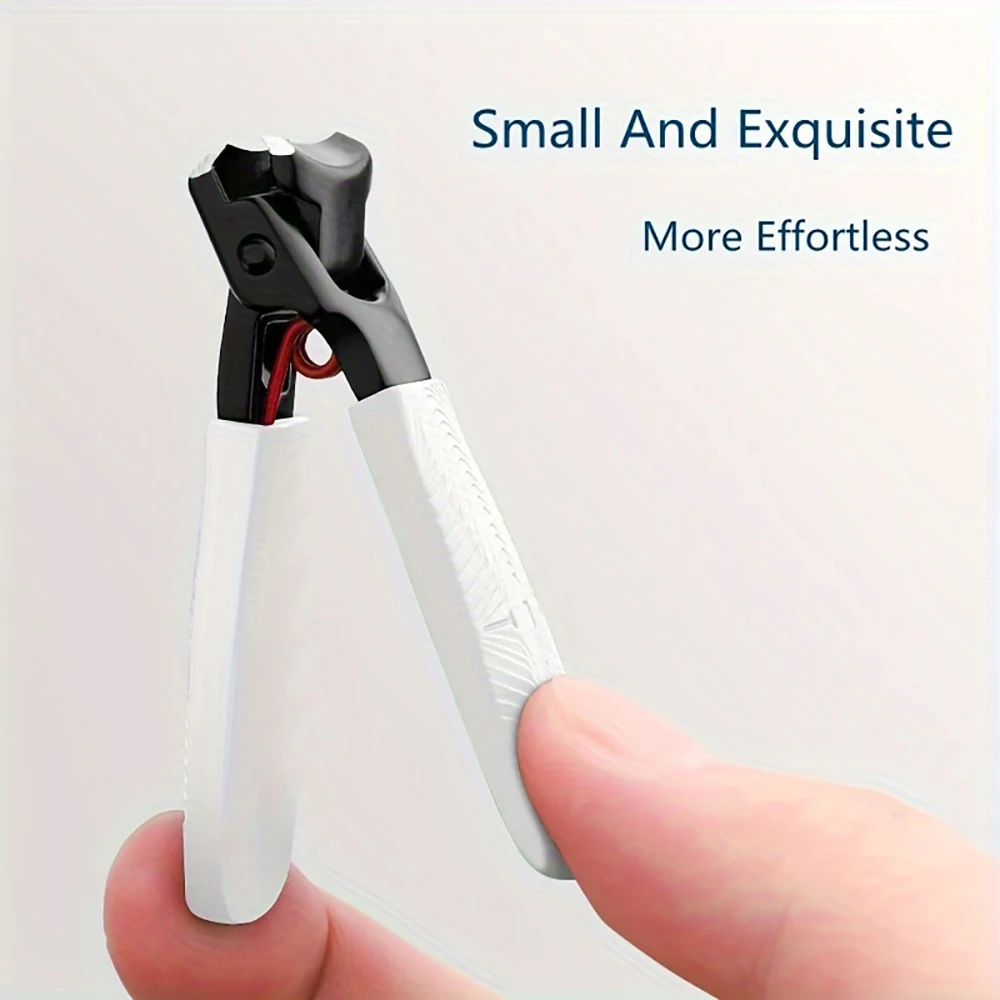 Portable Anti-Splash Nail Clipper Thick Hard Nails Trimmer Large Size Household Stainless Steel Fingernail Manicure Pedicure