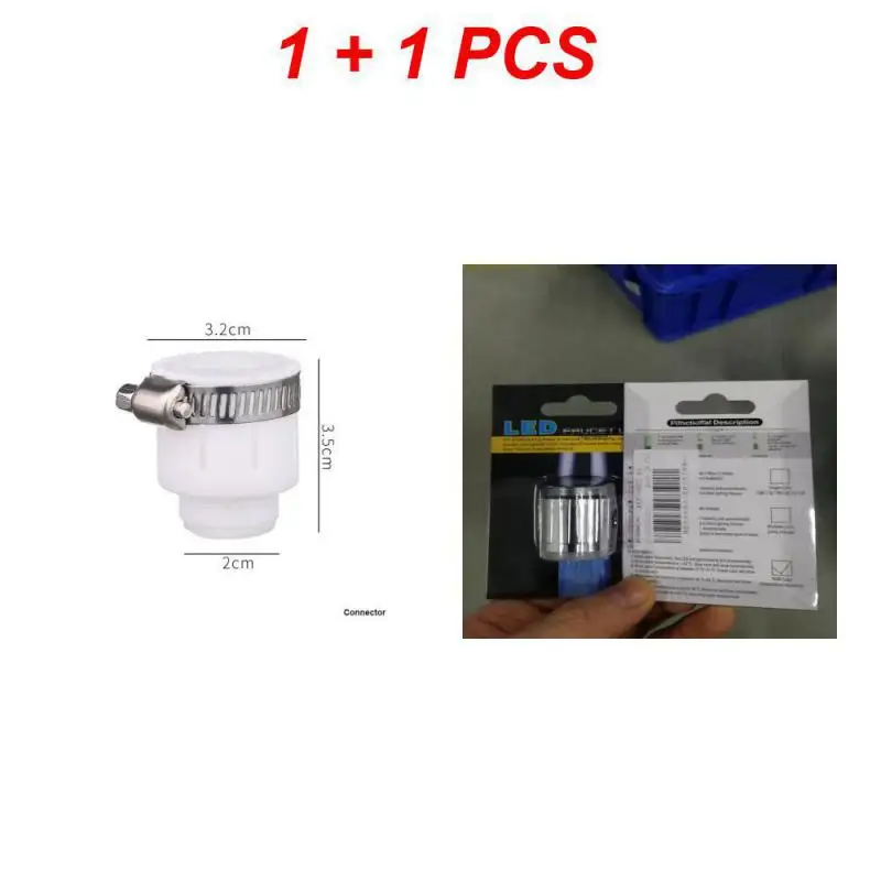 LED Temperature 7 Color Change Faucet Sensitive Faucet Water Saving Kitchen Bathroom Sensor Head Aerator Tap Nozzle Shower