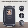 Portable Sauna Tent  Foldable One Person Full Body Spa for Detox Therapy without Steamer 3