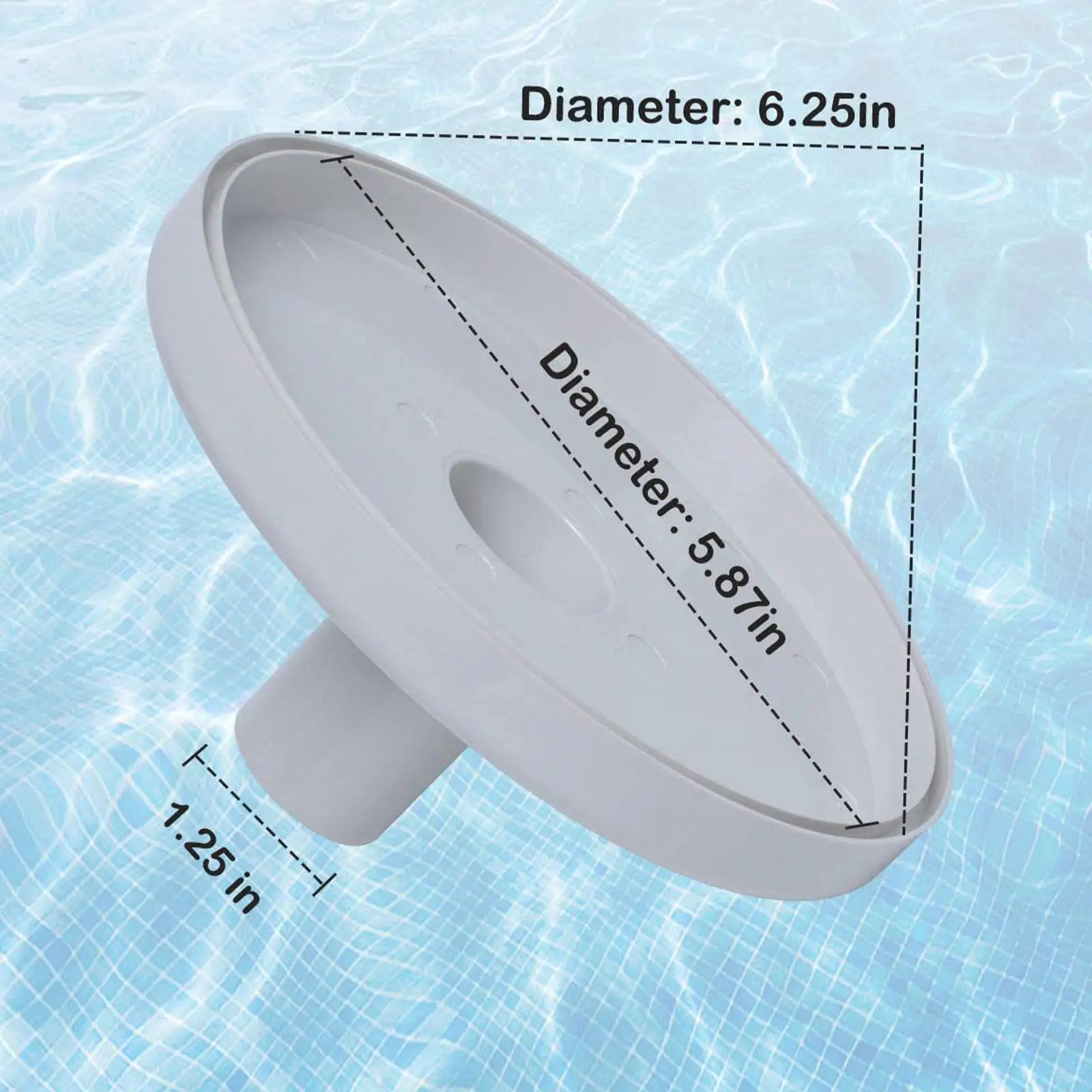 PoolSkimmerVacuumPlateFineWorkmanshipDurableAdapterReplacementAccessoryVacuumPlate