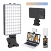 MAMEN Portable Video Light 2500K-9000K LED Selfie Light  With Front & Back Phone Clip For Phone iPhone IPad Laptop TikTok