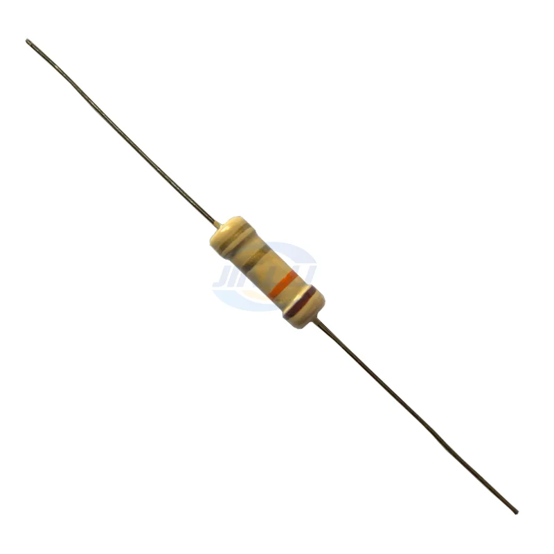 Carbon Film Resistors 100pcs 1/4W 5% 2.2R-270R 0.25W 2.2-270 Ohm R K M 0R-10M carbon film resistor