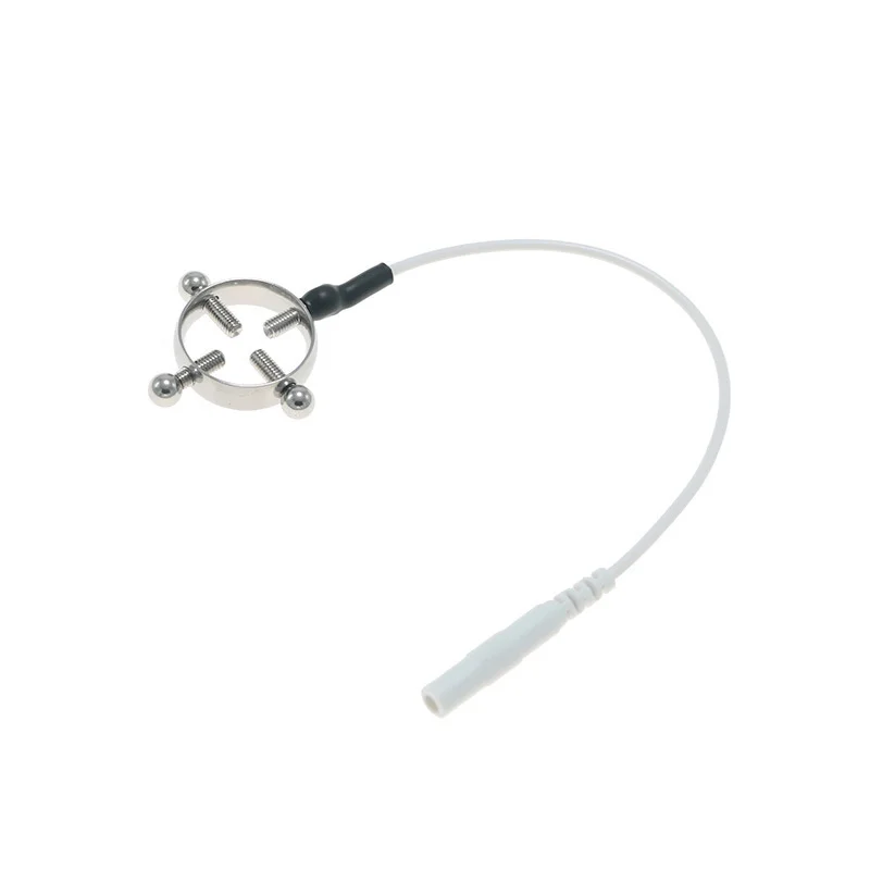 Electro Shock Nipple Clamps Labia Clips Penis Clitoris Stimulator BDSM Fetish Pulse Body Massage Flirt Pads Sex Toy For Women