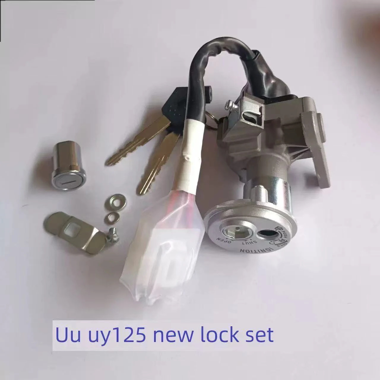 스즈키 어드레스 UU 125 UU125 UU125T 스윙 UU UY 125cc UY125T-2 용 오토바이 자전거 점화 전원 스위치 잠금 장치 어셈블리