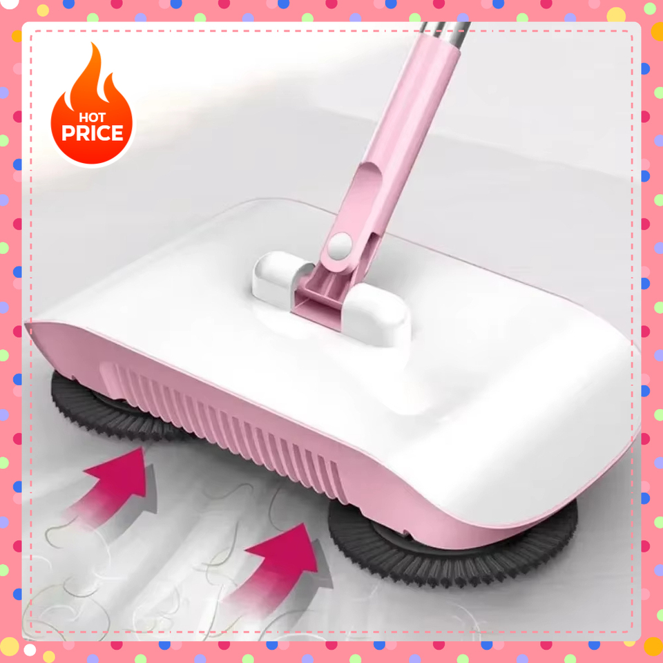 Combination of Broom and Mop Hand Push Type Scoop Household Broom and Dustpan Set Floor Magic Broom Home Cleaning Tools Sweeper
