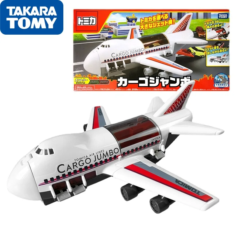 

Takara Tomy model plane Cargo plane Boy toy Anime Action Figures Toys For Boys Girls Kids Gift Collectible Model Ornaments