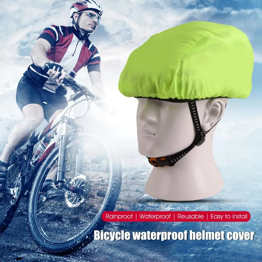 Reflecterende Fiets Helm Cover Waterdichte Reflecterende Helm Stofdicht Cover Fietshelm Cover Fietsen Apparatuur