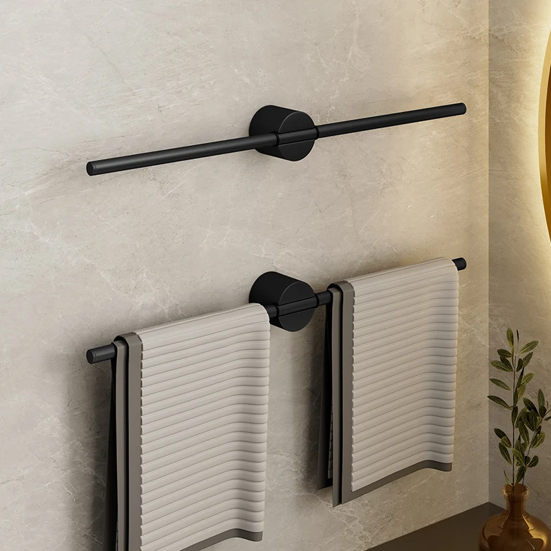 Bathroom Accessories Wall Mounted Towel Rack Shower Room Holder 40-50CM Bar towel rack towel holder
